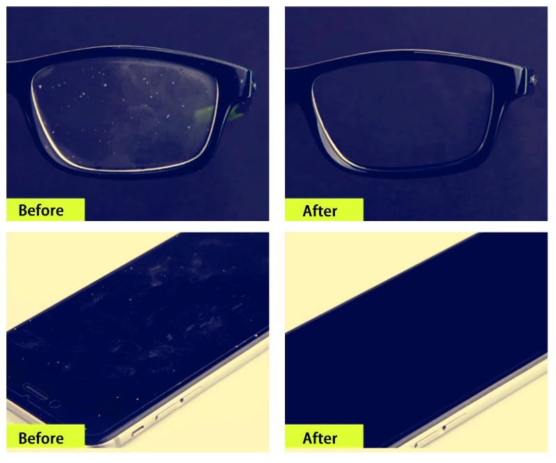 Set 10 khăn lau mắt kính nhiều màu sắc mềm mại tiện lợi