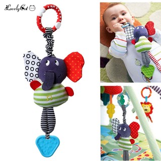 Baby Music Hanging Crib Bed Soft Dolls Bell Teether Toy