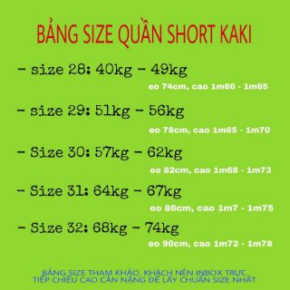 Quần short kaki co giãn body giá siêu tốt.