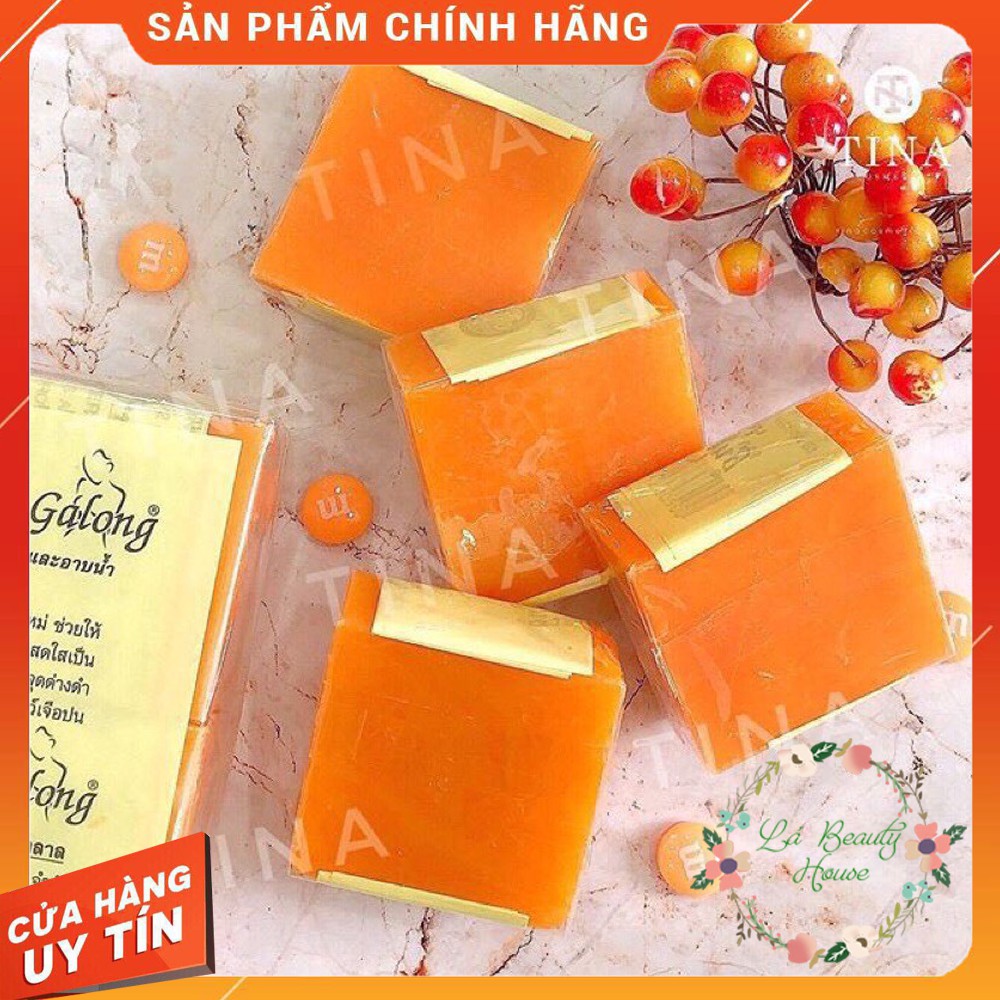 [CHUẨN THÁI LAN] Xà Phòng Cam Nghệ GALONG SOAP Trắng Da Hỗ Trợ Giảm Mụn Hiệu Quả [MUA NGAY]