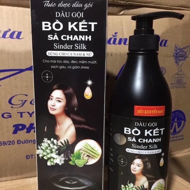 DẦU GỘI BỒ KẾT SẢ CHANH 800ml THÀNH PHẦN BỒ KẾT SẢ CHANH