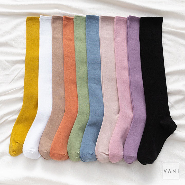 Tất Học Sinh Nhật Bản Loại Dày, Vớ Cao Đầu Gối Mẫu 2, - Vani Store