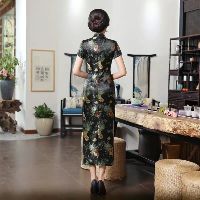 Sườn xám Dài Gấm CAO CẤP