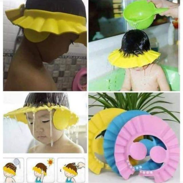 Mũ tắm cho bé