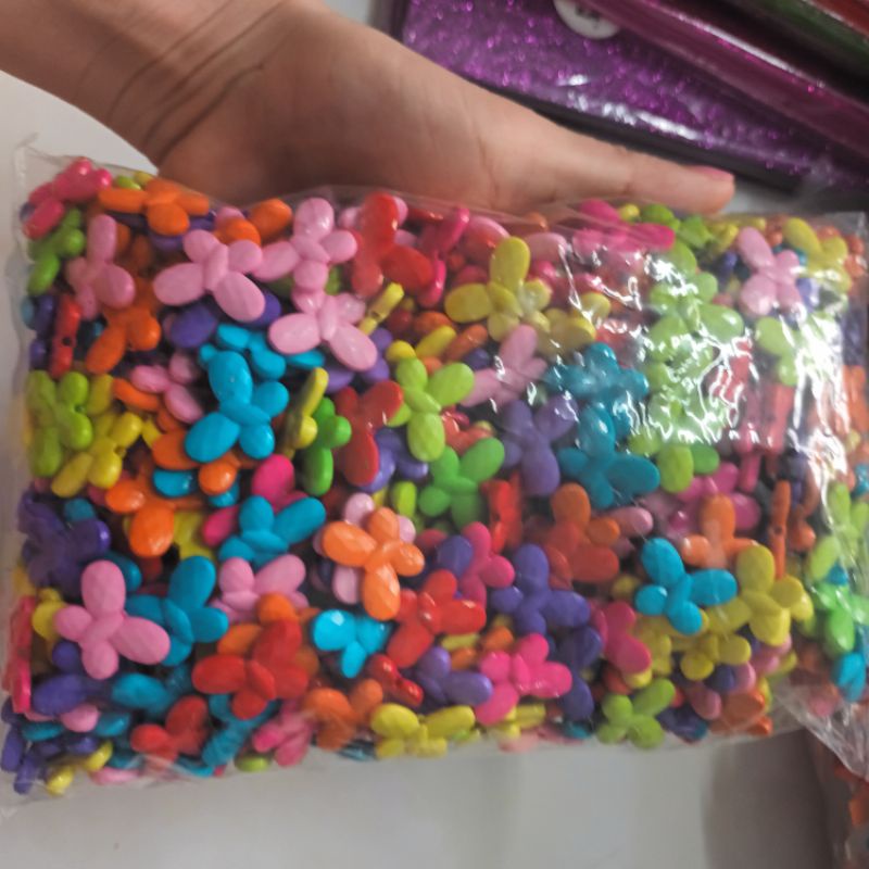 Túi 500gram nhựa nơ làm handmade nhiều màu