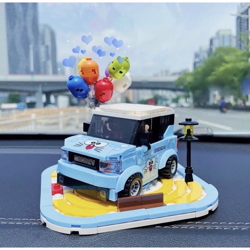 Mô Hình Lắp Ráp Xe Đua Mini Oto 7UP có sticker Nonlego