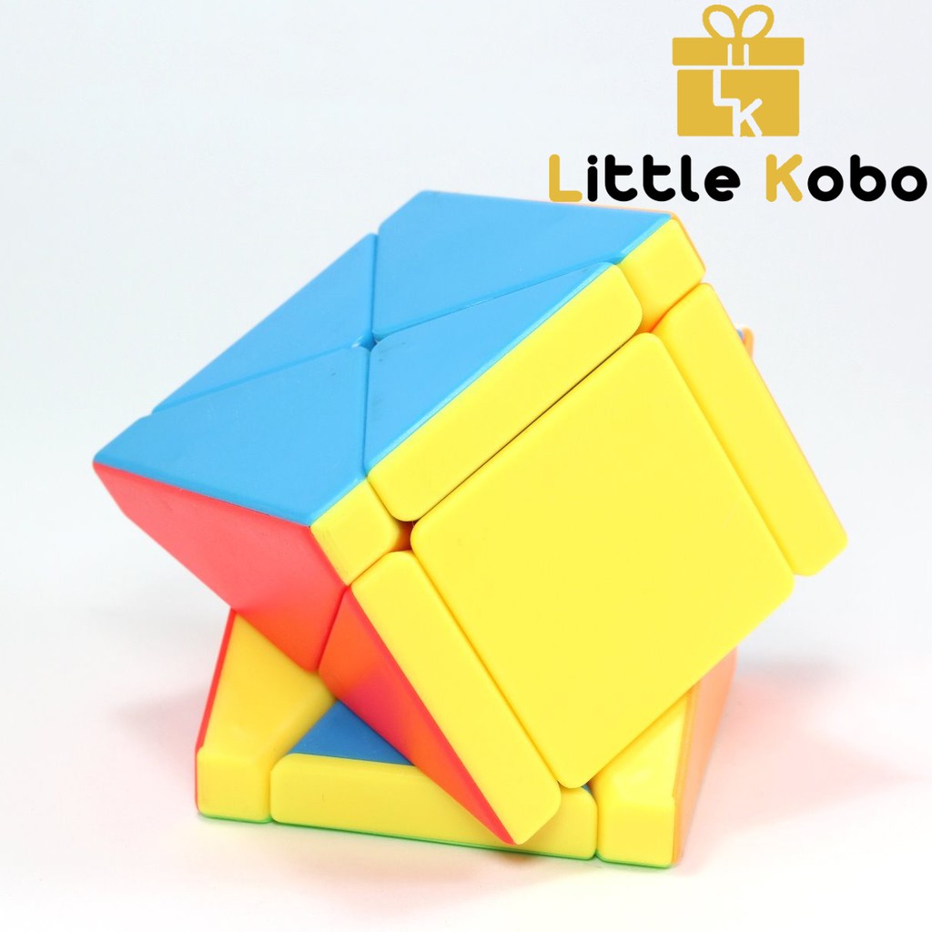 Rubik Biến Thể MFJS MoYu Classroom Fisher Skewb X Cube Stickerless