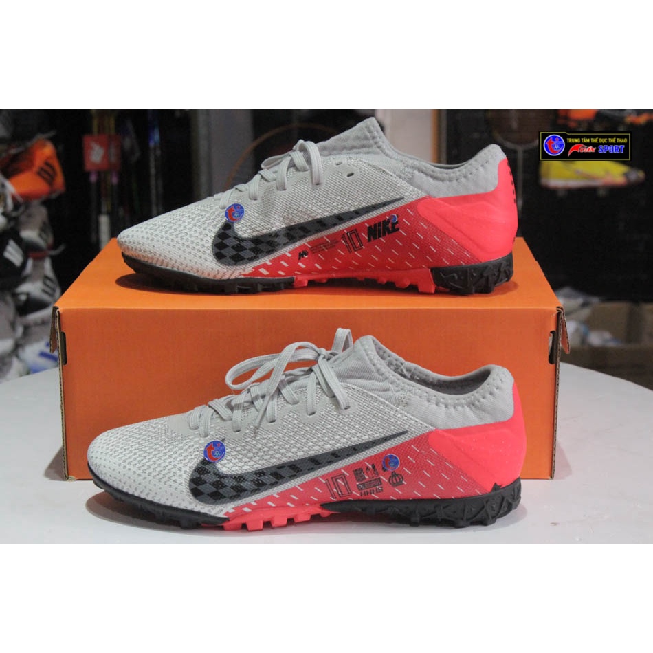 Giày đá bóng Vapor 13 TF - XÁM ĐỎ(size39-45)