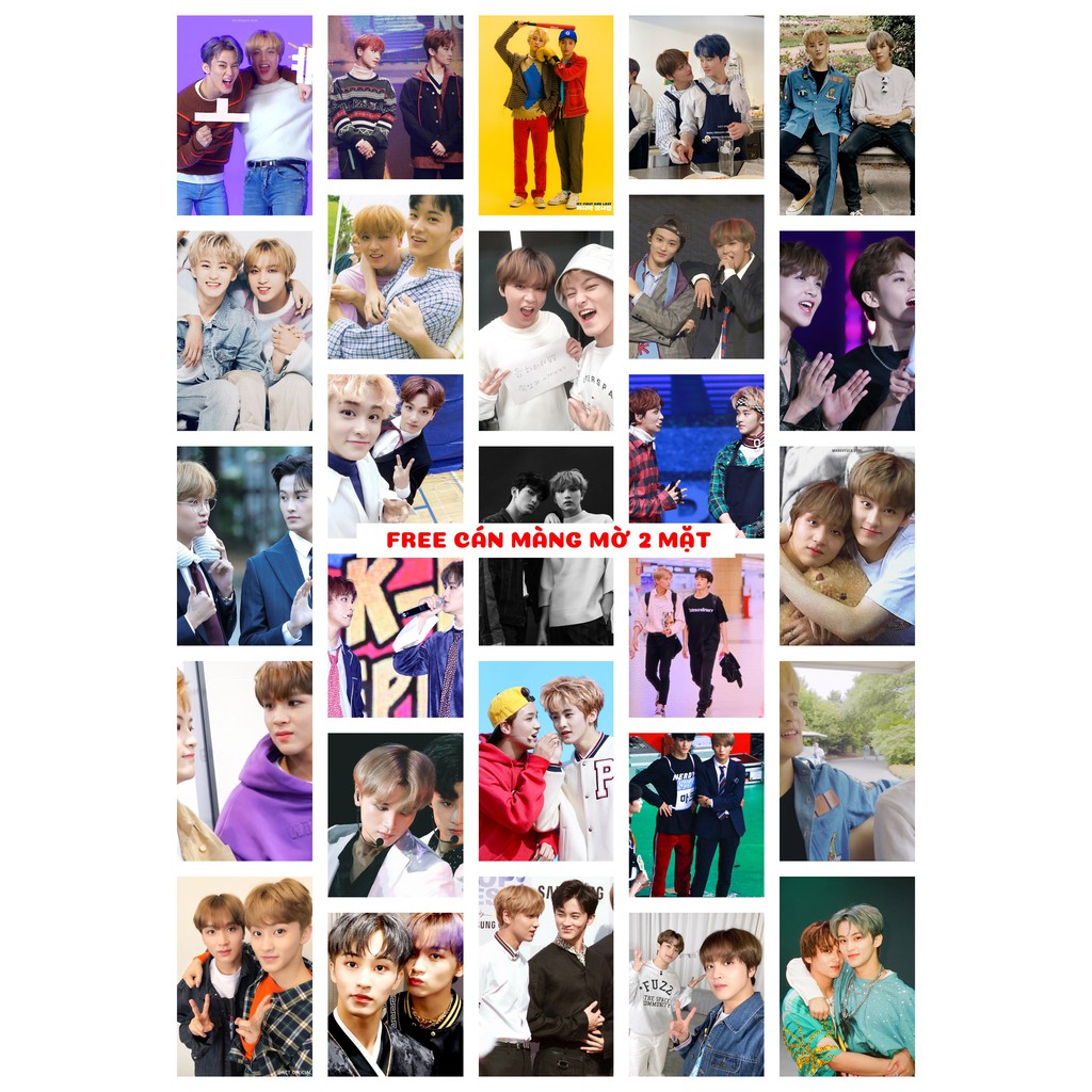 Lomo card 54 ảnh NCT - Markhyuk - Mark x Haechan