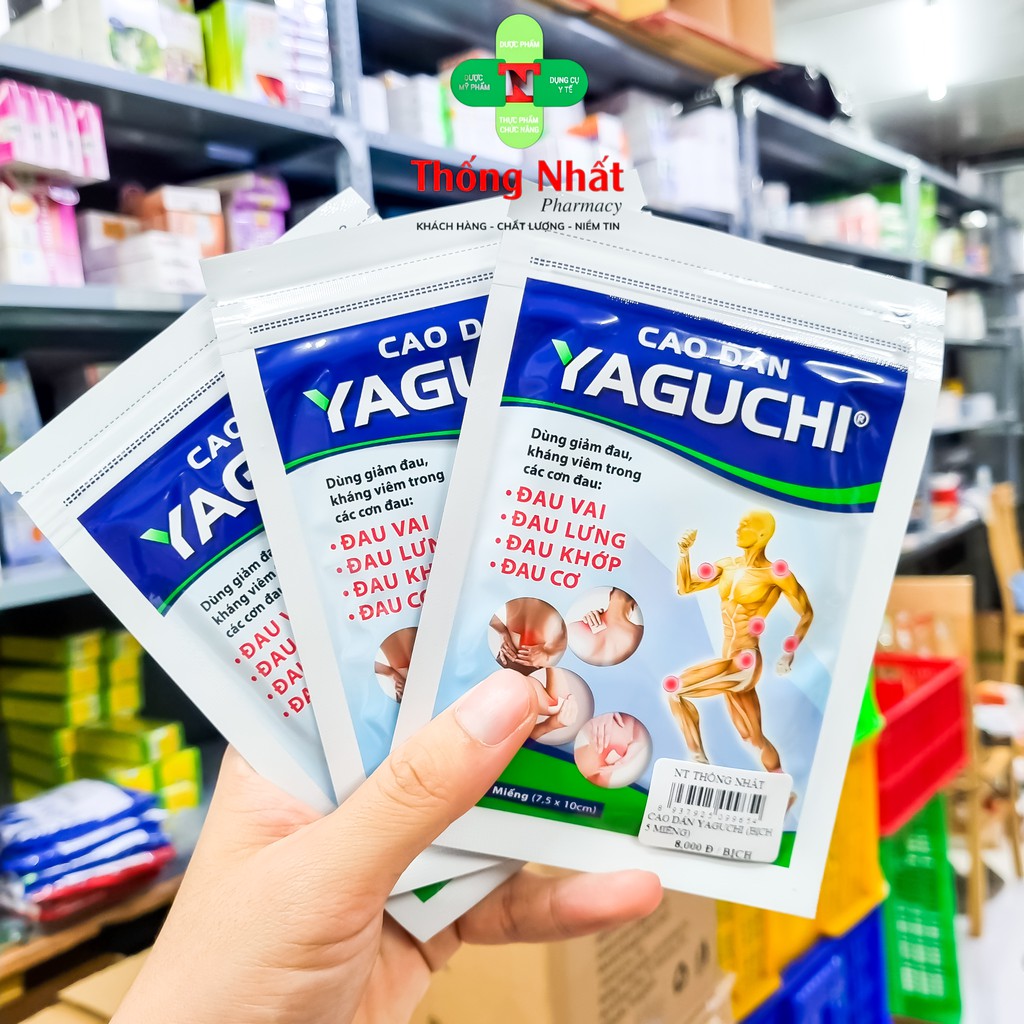 Cao dán giảm đau xương khớp Yaguchi gói 5 miếng