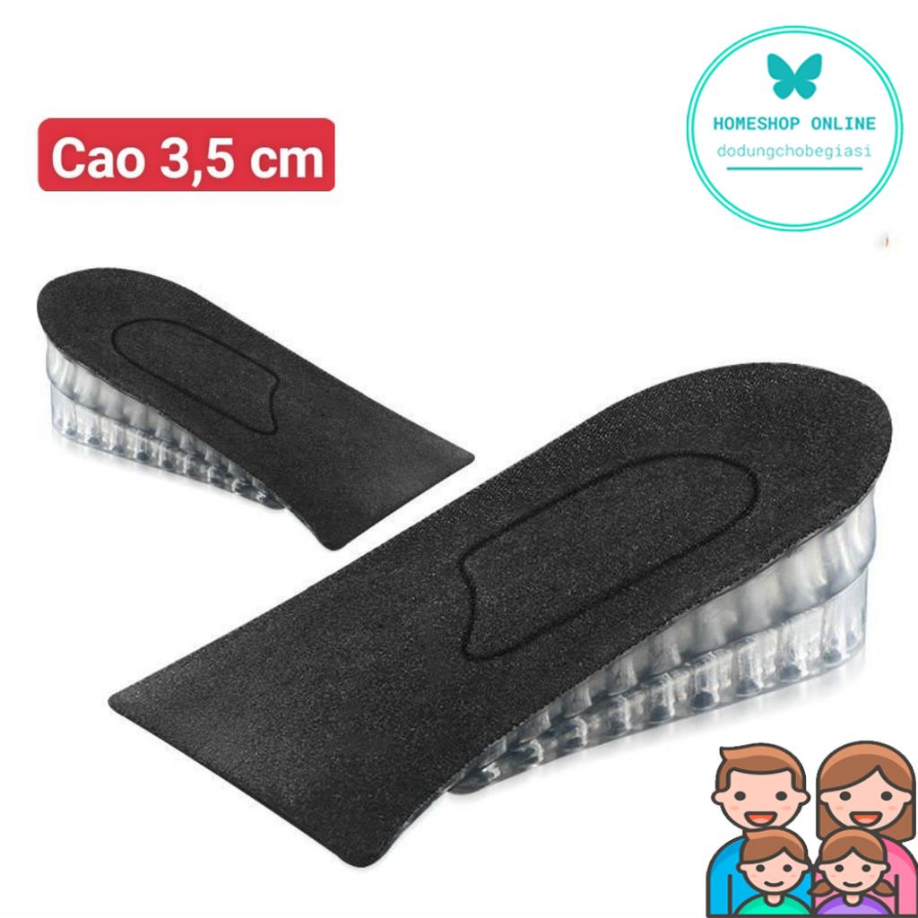 Đế Lót Độn Giày Silicon Tăng Chiều Cao  êm chân cấu trúc tổ ong không mùi nhẹ chân độ bền cao