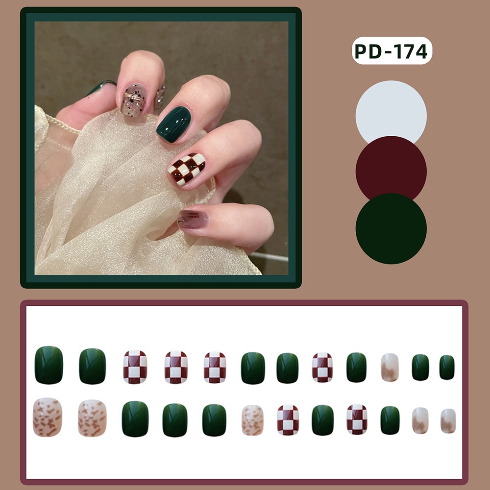 Set 24 Móng Tay Giả Thời Trang Nữ