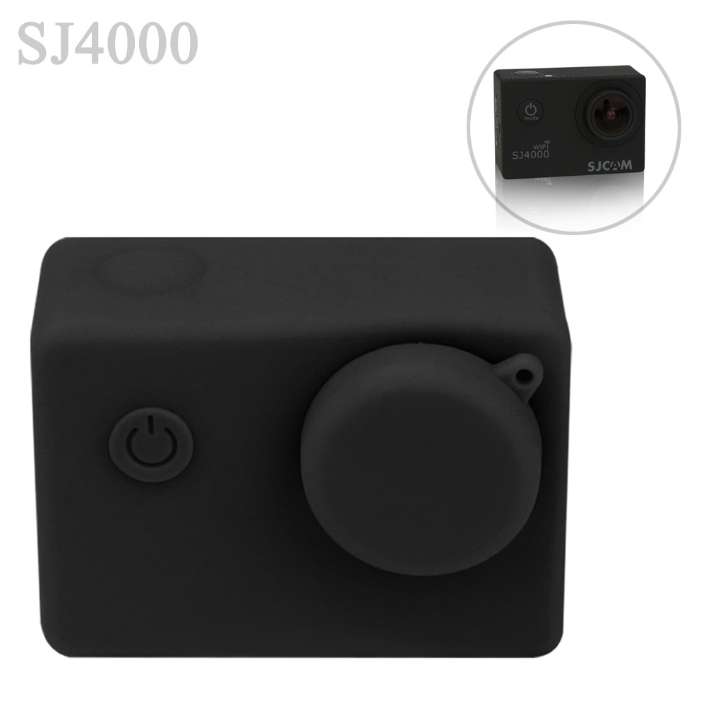 Vỏ silicon kèm nắp che cho SJCAM SJ4000