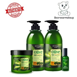 FULL BỘ DẦU GỘI DẦU XẢ DẦU Ủ DƯỠNG TÓC OLIVE BIOAQUA
