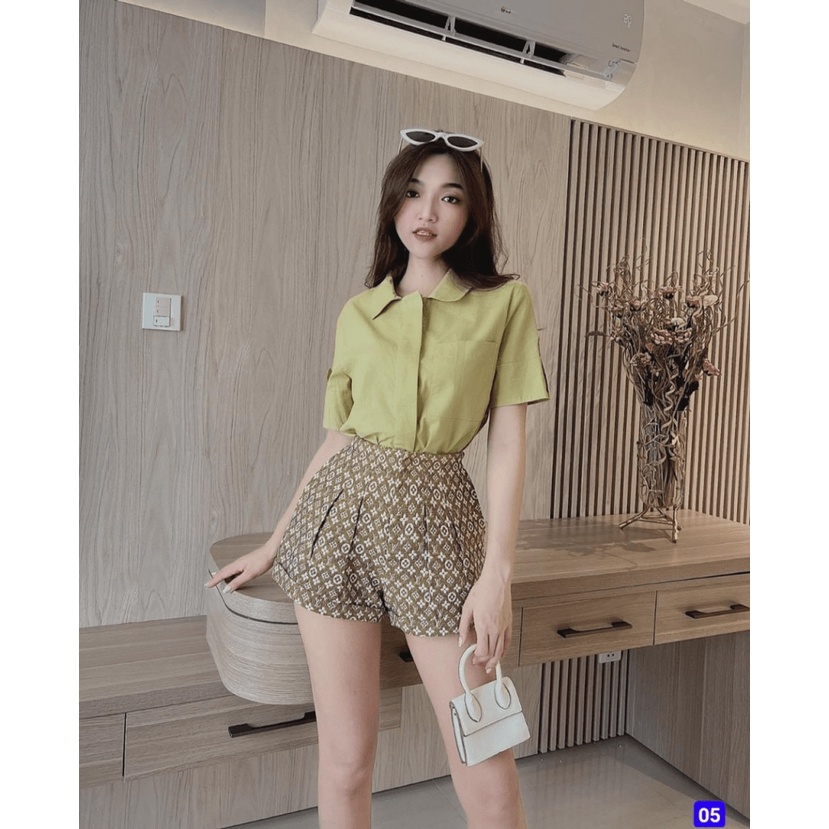 [ HÀNG NHẬP KHẨU ] SET ÁO LỤA/ QUẦN BỐ THÁI, MÀU PHỐI TAO NHÃ, ĐI LÀM/ ĐI CHƠI/ ĐI DU LỊCH ĐỀU XINH, CÓ ĐỦ CÁC SIZE SHOP