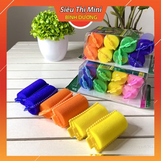 Lô cuốn tóc lô uốn tóc mái 2 cái uốn xoăn loại mút thường và xịn