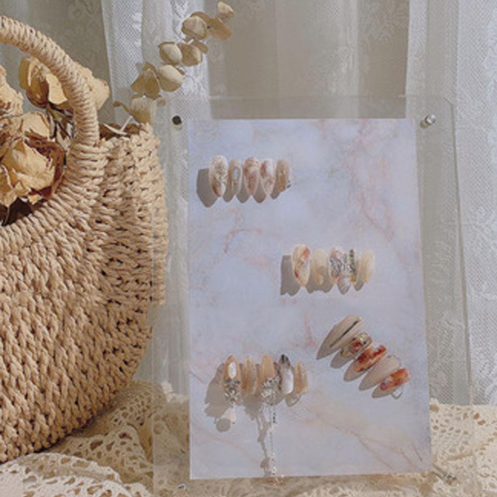 Giá Đỡ Móng Tay Giả Hình Chữ Nhật Trưng Bày Tiện Dụng