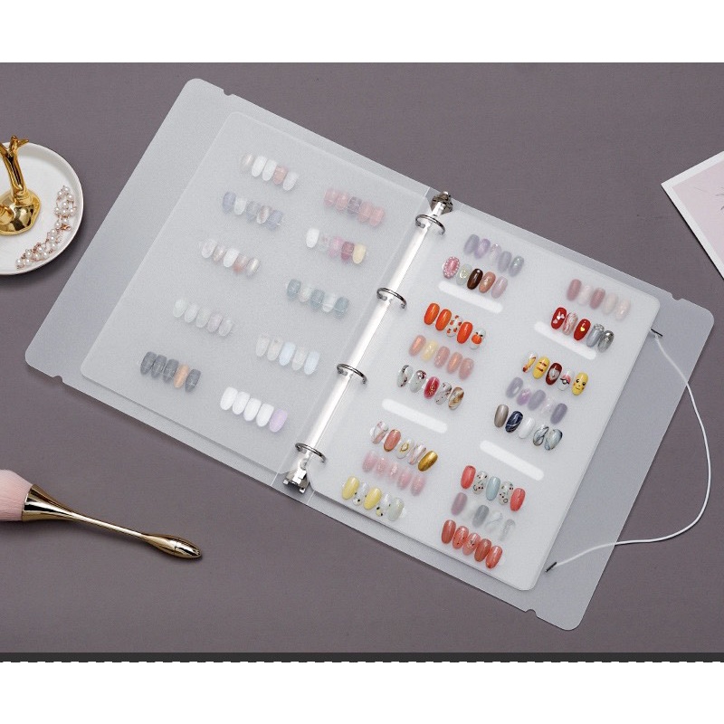 Sổ gắn móng mẫu nail
