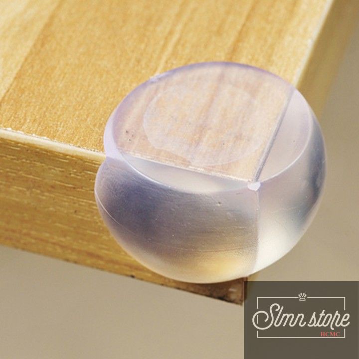Miếng nhựa dẻo bọc góc bàn, tủ, gường, nẹp góc SILICON trong suốt chống va đập an cho bé. SD3-BGsili