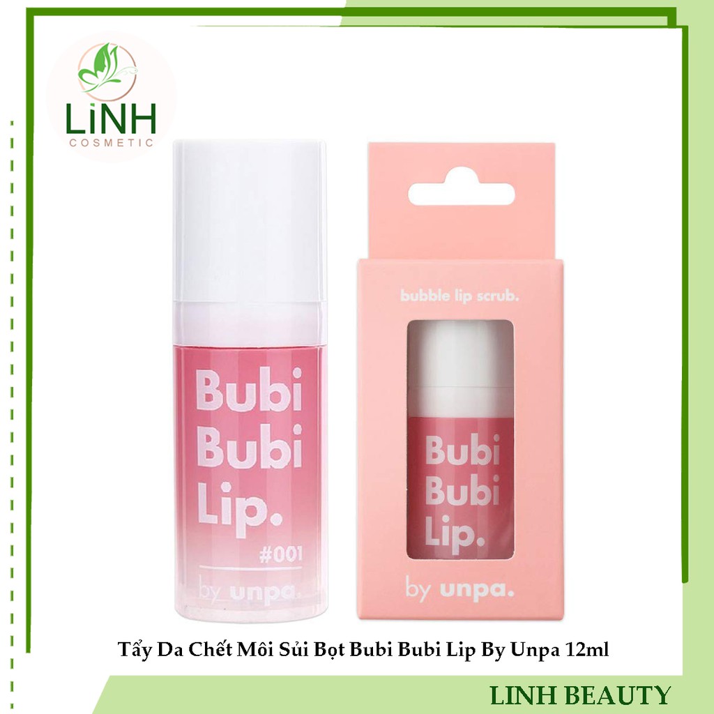 Tẩy Da Chết Môi Sủi Bọt Bubi Bubi Lip By Unpa 12ml