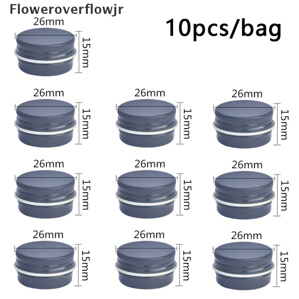 Set 10 Hộp Thiếc Nhôm 5ML Đựng Mỹ Phẩm / Kem / Son Môi / Nến