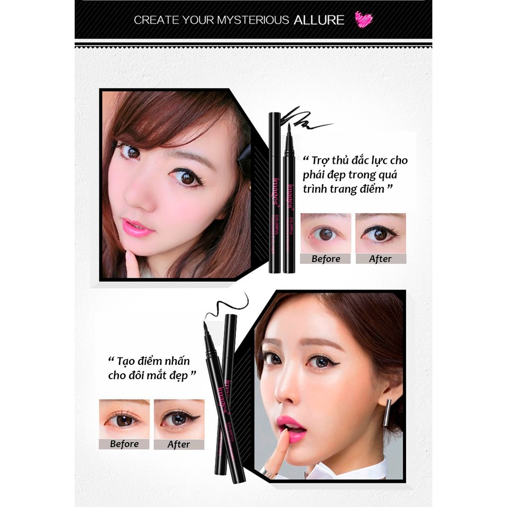 Bút dạ kẻ mắt siêu mảnh IMAGES kẻ viền mắt BT111 | BigBuy360 - bigbuy360.vn