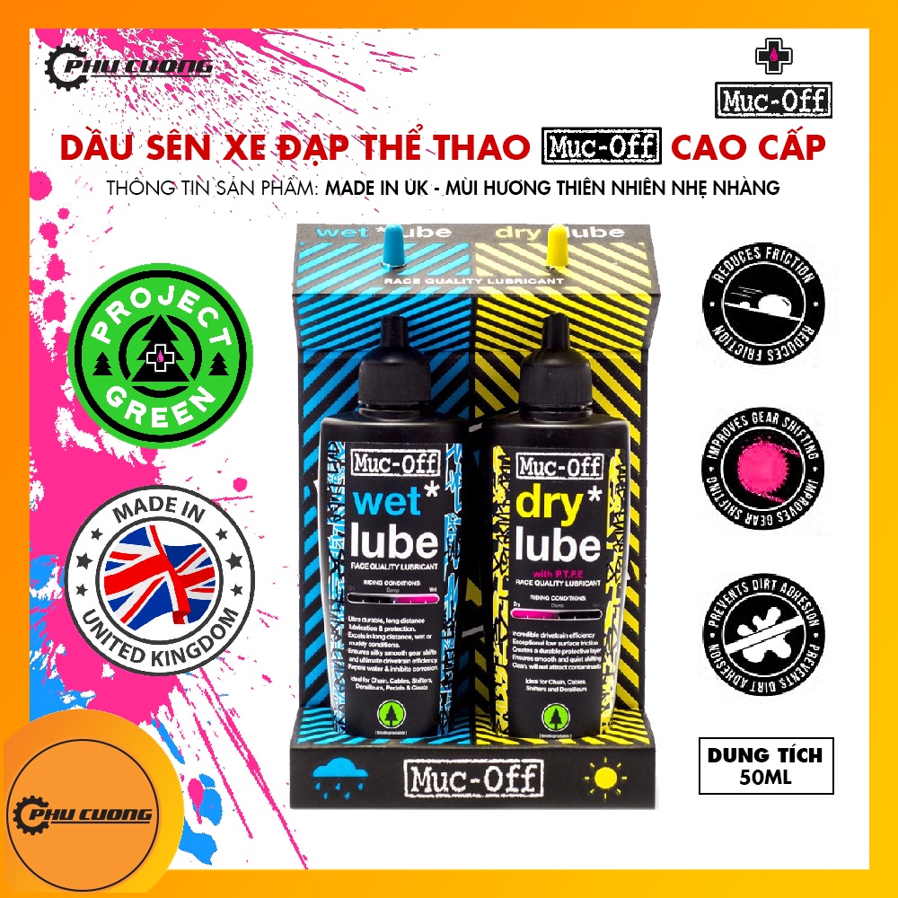 Dầu Tra Sên, Xích Xe Đạp Thể Thao Cao Cấp Muc-Off Chain Lube [ Made in UK ]