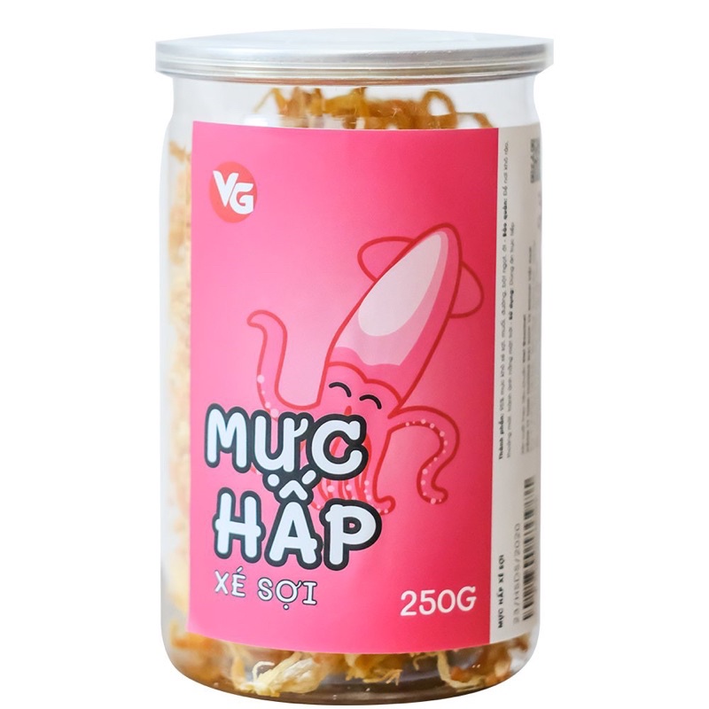 Mực hấp xé xợi tẩm gia vị 250g
