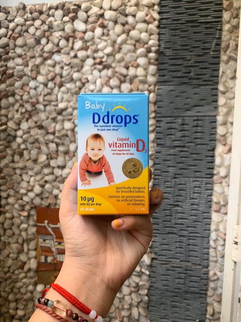 DDROPS VITAMIN D3 CHO TRẺ SƠ SINH