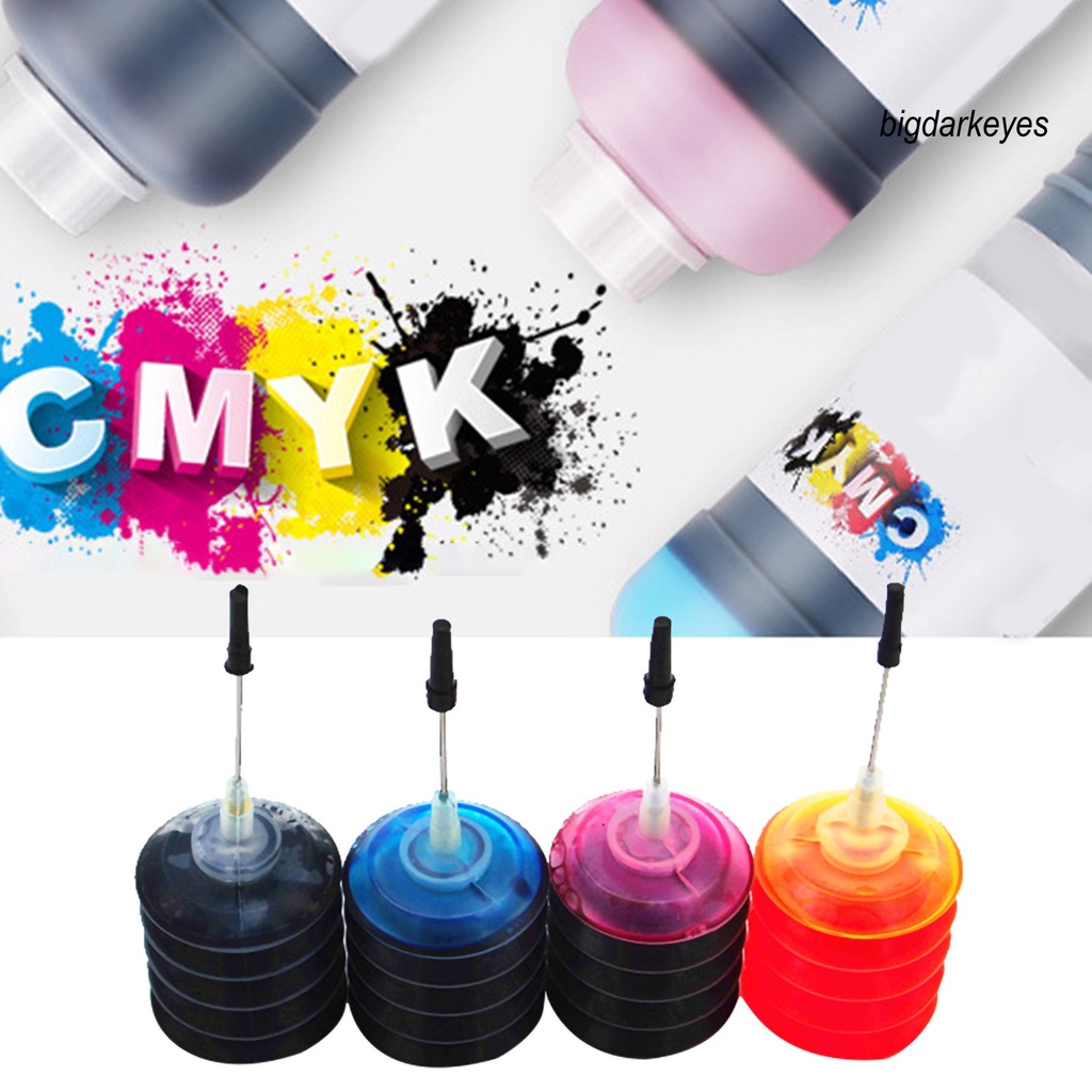 Hộp Mực Màu 30ml Cho Máy In HP Canon Brother Inkjet