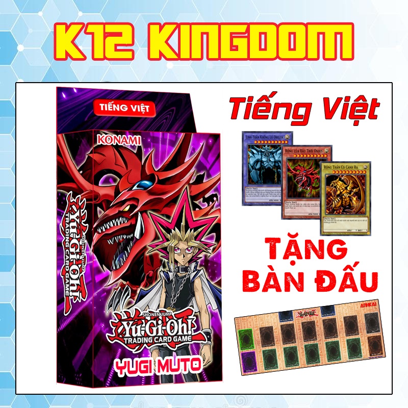 Yugioh Tiếng Việt - Hộp Bài Yugi Muto H01