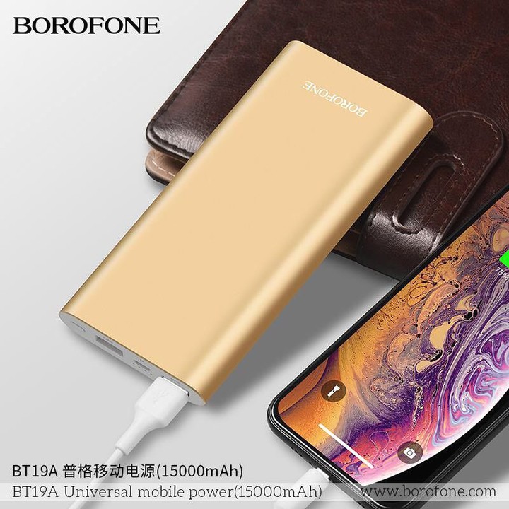 [Mã ELHAMS5 giảm 6% đơn 300K] Sạc pin dự phòng Borofone BT19/A/B -10.000-15.000-20.000mAh Phân phối chính hãng 2020