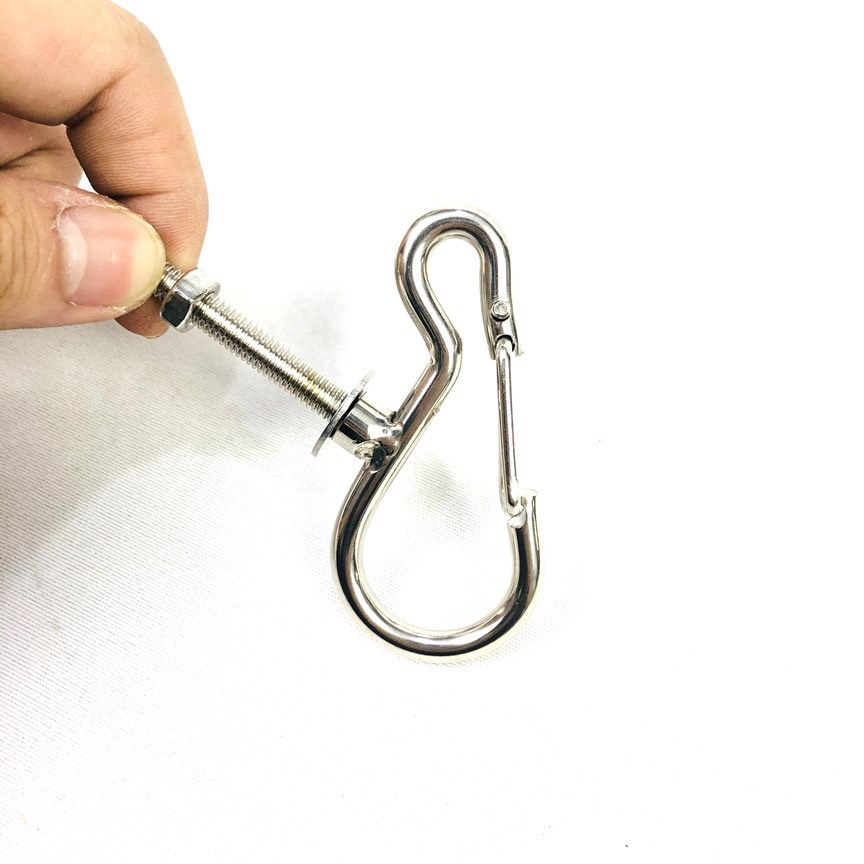 Móc Treo Đồ Xe Máy inox/ Móc Chữ U inox & Móc Kẹp inox Tặng Kèm Ốc