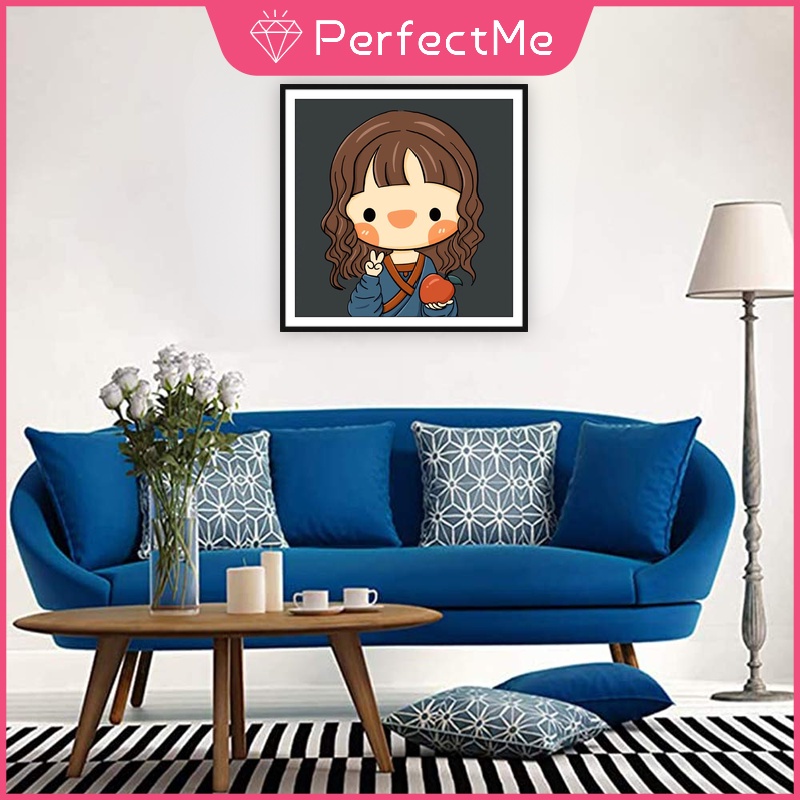 Bộ Tranh Đính Đá 5D Tự Làm 40x40cm Hình Thế Giới Hoạt Hình Trang Trí Nhà Cửa