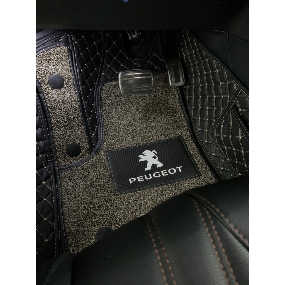 Thảm lót sàn ô tô 5d, 6d Nano 2 chỉ Peugeot 2008 kháng khuẩn, khử mùi