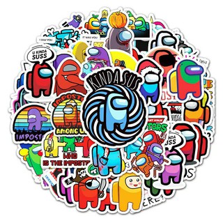 Nhãn dán sticker không thấm nước among us