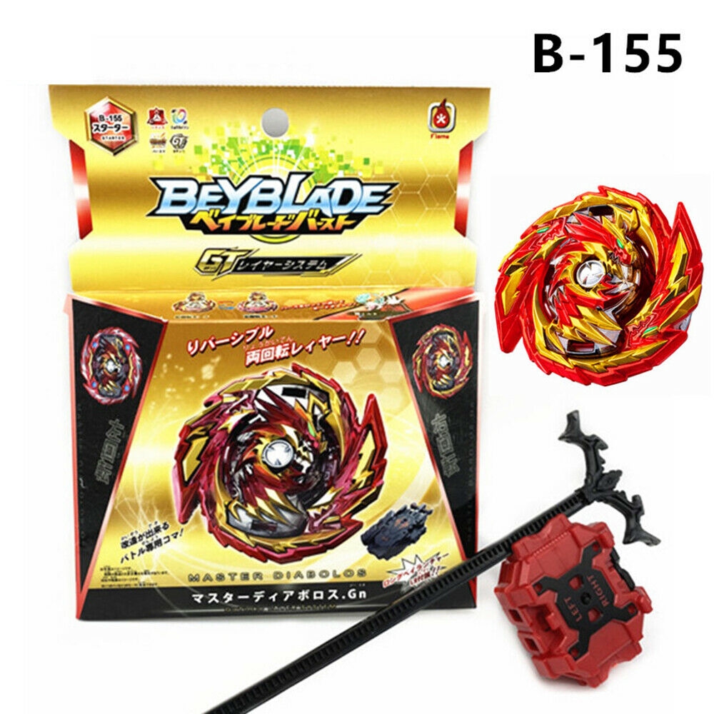 Con quay đồ chơi Takara Tomy B-155 Beyblade Fire Burst Diabolos Gn chuyên nghiệp có dĩa phóng trái/ phải cho trẻ em