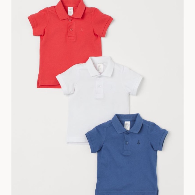 Set 3 áo polo cho bé