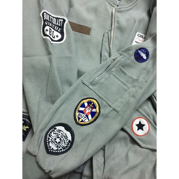 Áo khoác bomber unisex logo