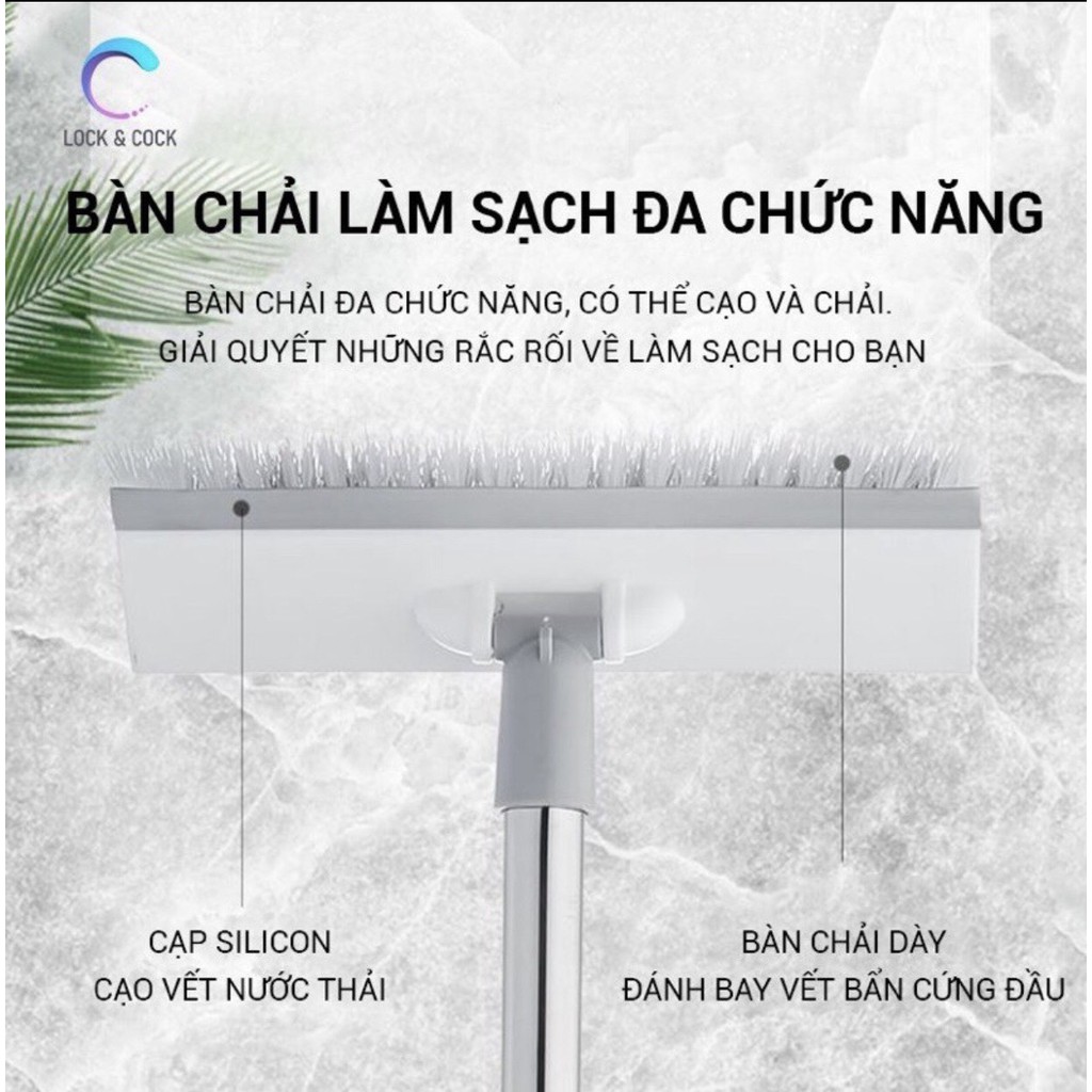 ( Siêu Sỉ ) Chổi Chà Sàn Quét Nhà Tắm Thông Minh Tiện Lợi