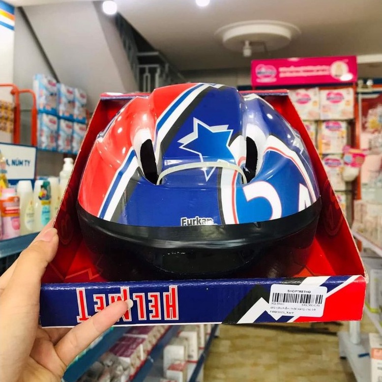 Mũ bảo hiểm thời trang cho bé trai bé gái từ 2 đến 10 tuổi