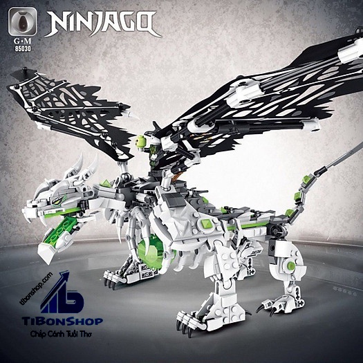 Lắp ghép Ninjago Rồng Thần Của Phù Thủy Đầu Lâu - Đồ chơi Xếp hình Mô hình Ninja 71721 Skull Sorcerer's