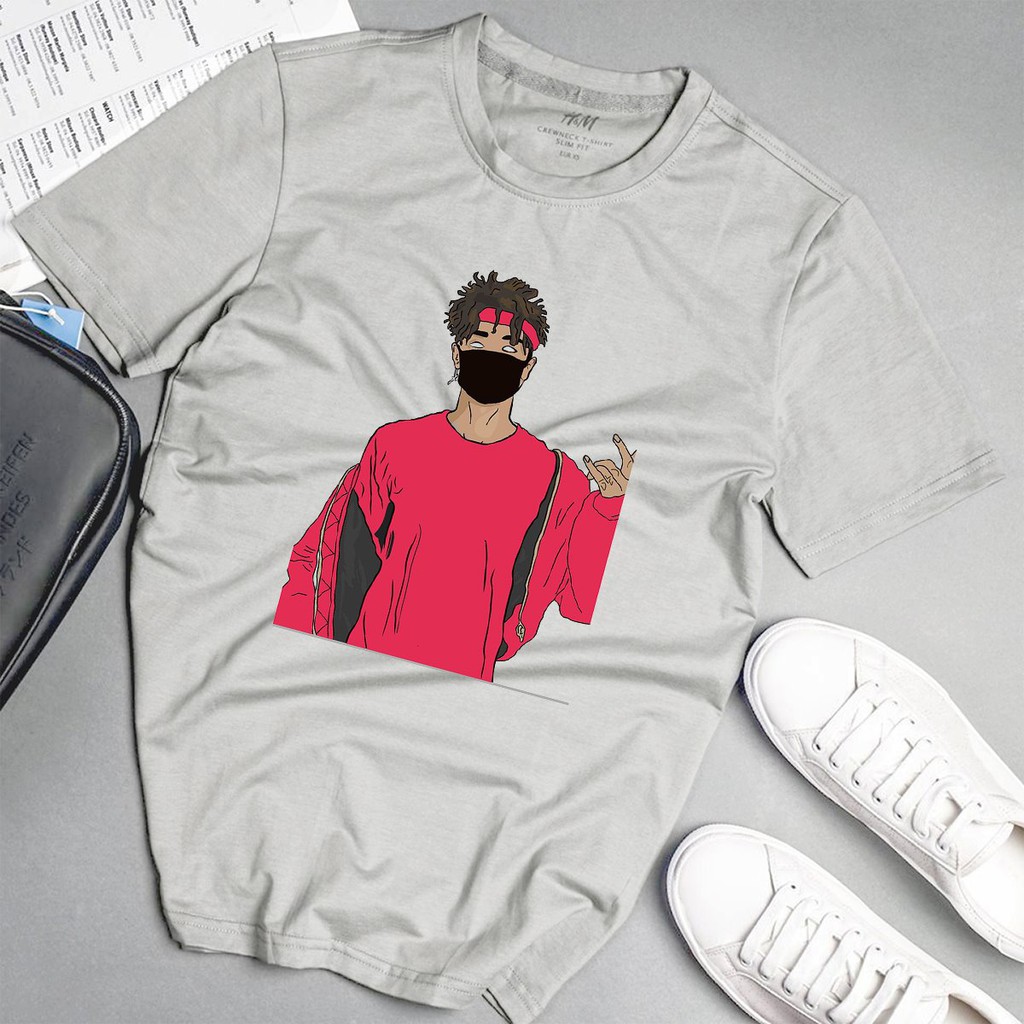 Áo phông nam độc lạ chất phong cách unisex màu xám