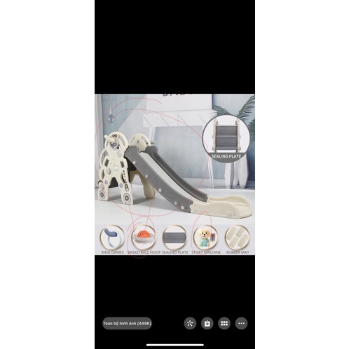 CẦU TRƯỢT CHO BÉ KÈM BẢNG VIẾT VÀ ĐỒ CHƠI CHO BÉ