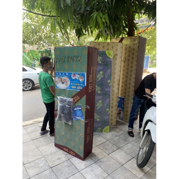 Đệm Việt Hàn bông ép 3 miếng gấp