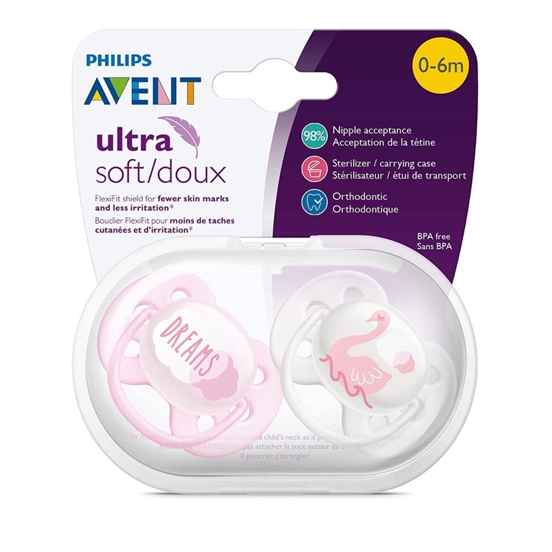 Ti giả Avent Ultra Soft (lẻ 1 cái ko hộp)