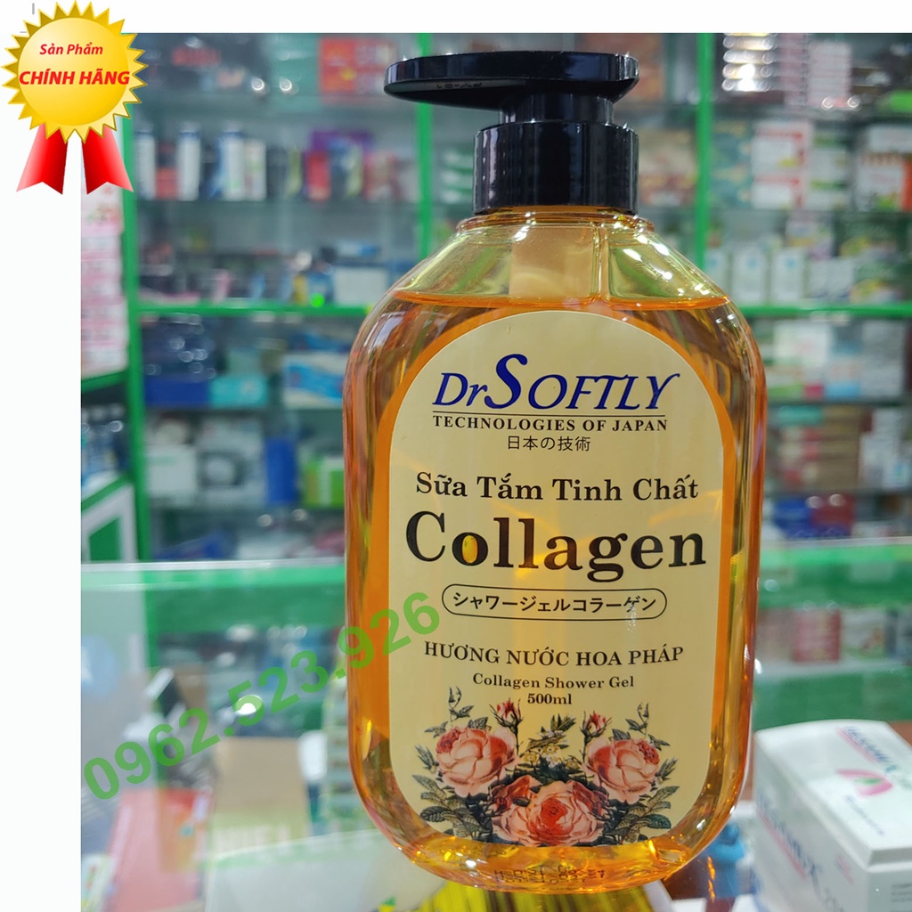 DrSoftly- Sữa tắm tinh chất Collagen, Hương nước hoa Pháp