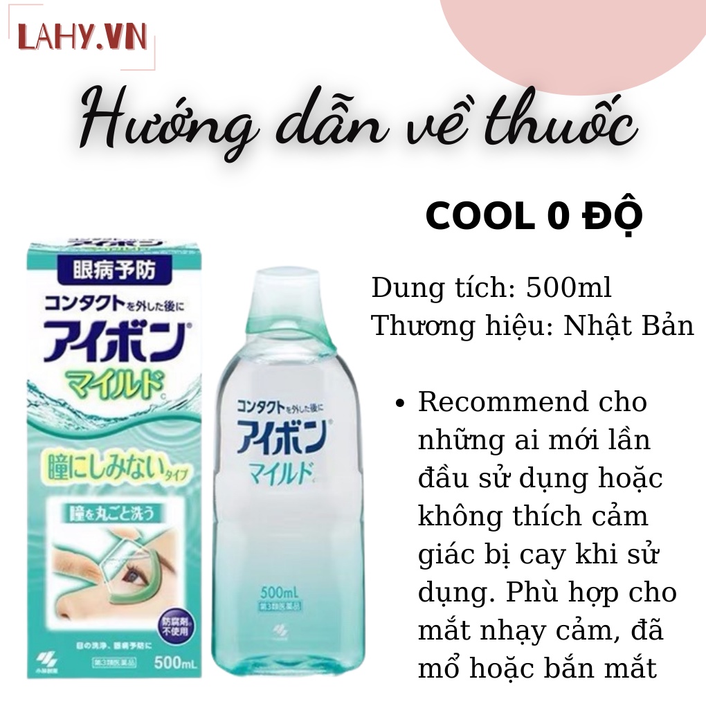 Nước rửa mắt Eyebon Vitamin Nhật Bản 500ml