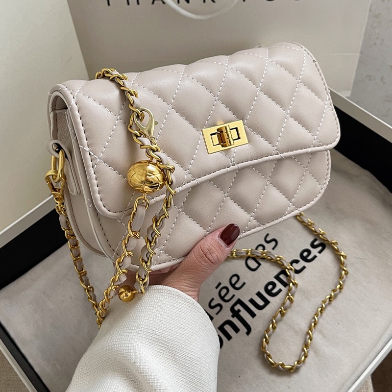 Túi vuông IELGY nhỏ hình thoi đơn giản linh hoạt dành cho nữ