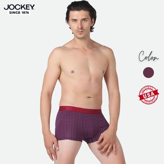 Quần Lót Nam Jockey Dáng Trunk Boxer Họa Tiết Thun Lạnh Đỏ In Kháng Khuẩn Cao Cấp - J1163